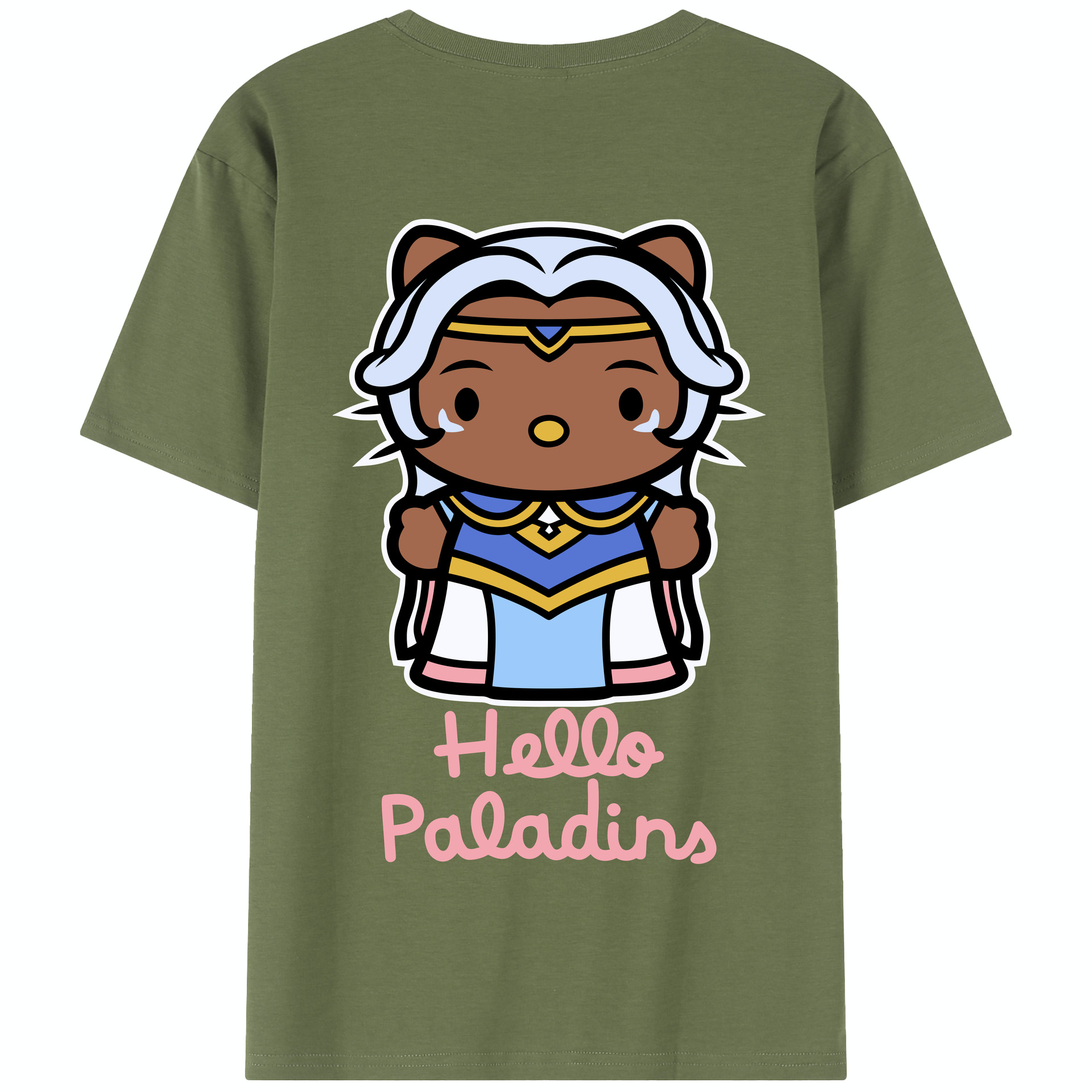 （画像用） Hello Kitty ハローキティ 綿100％半袖Tシャツ（背面プリント）